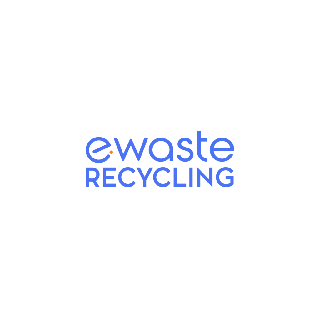 ewaste logo poziom blue